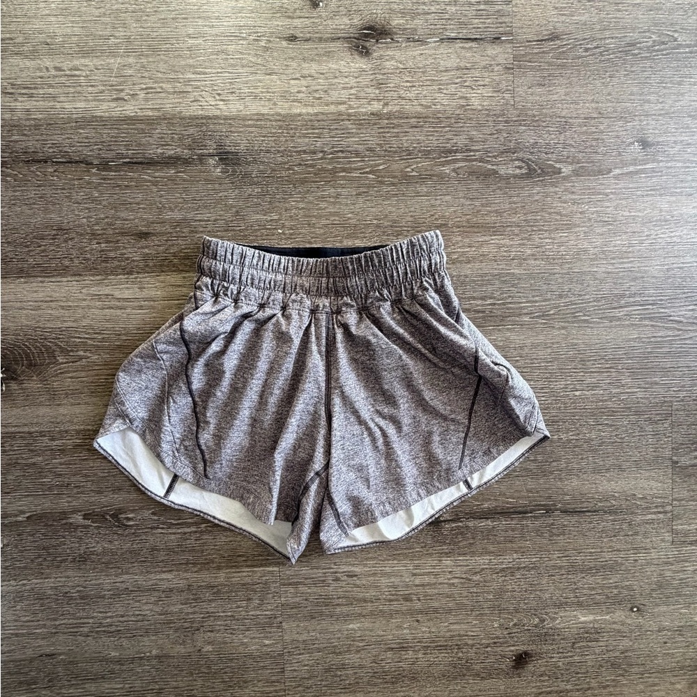lululemon athletica Heathered Gray Women's Athletic Shorts